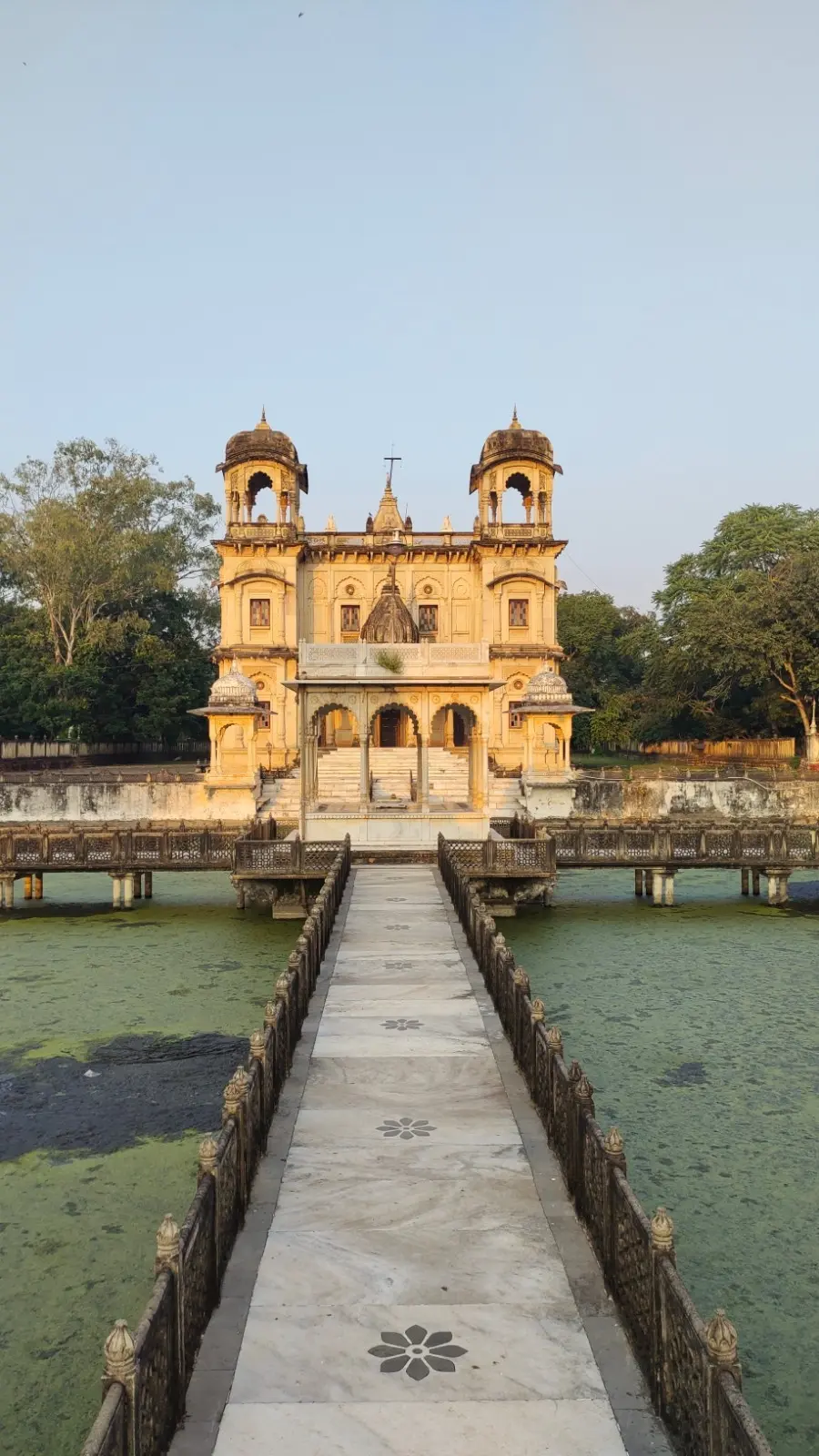 Marble Chhatris of the Scindia dynasty at Shivpuri