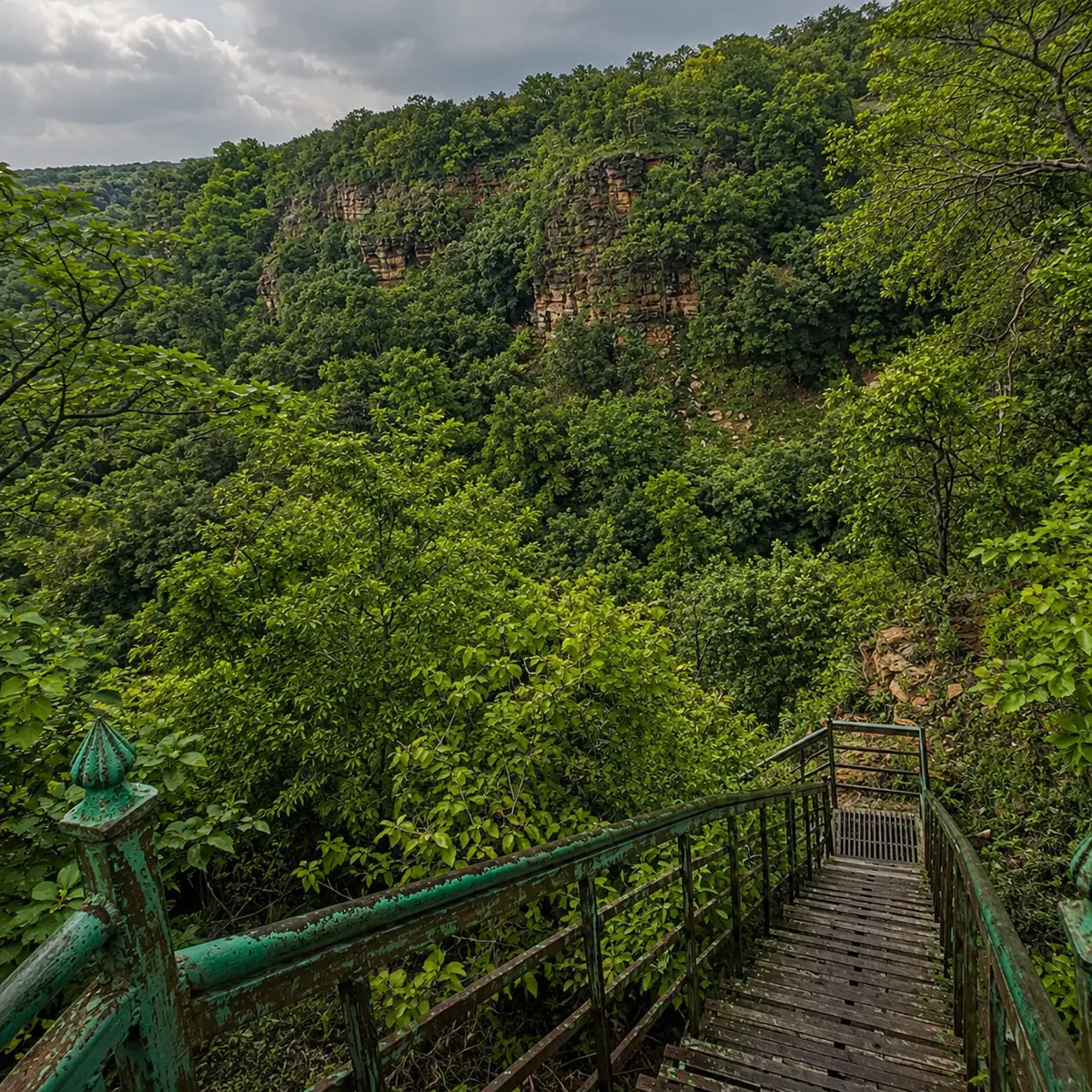 Dev Kho eco-tourism and pilgrimage site in the Karahal region near Kuno National Park