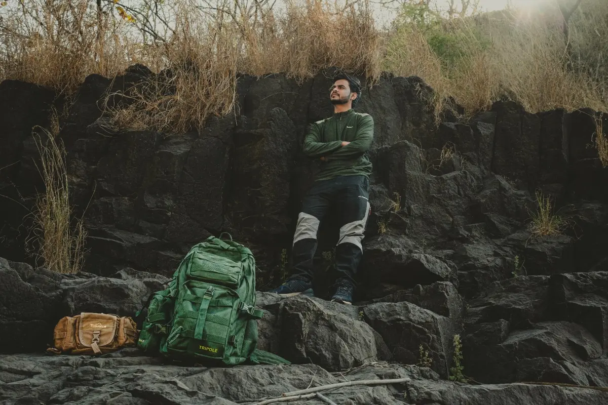 Guided nature walk through the hills surrounding Kuno National Park