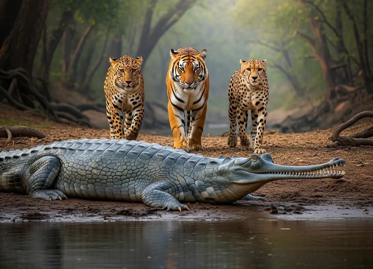 4-in-1 wildlife photography safari — cheetahs, tigers, leopards and gharials across Kuno, Madhav and Chambal